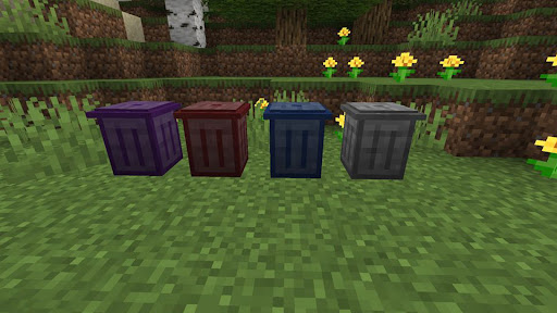 Trash Cans Mod for Minecraft Screen 3