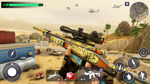Desert Sniper Shooting 3D Screen 3