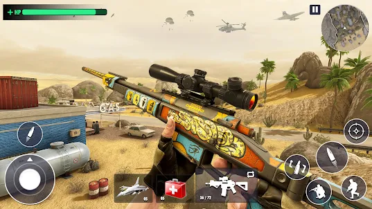 Desert Sniper Shooting 3D