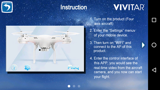 Vivitar Folding Drone Screenshot