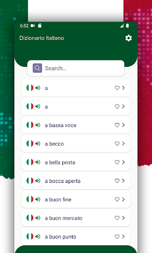 Dizionario Italiano Screen 2