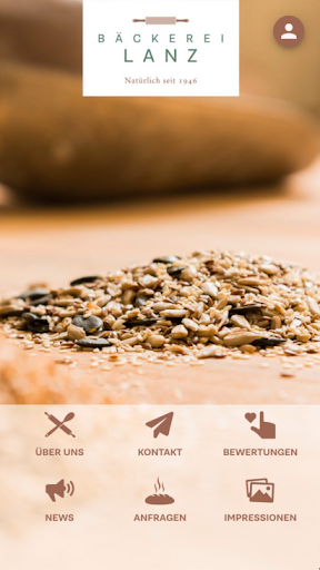 Android application Bäckerei Lanz screenshort