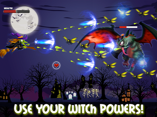 Angry Witch vs Pumpkin: Scary Halloween Game 2019 2.1 screenshots 12