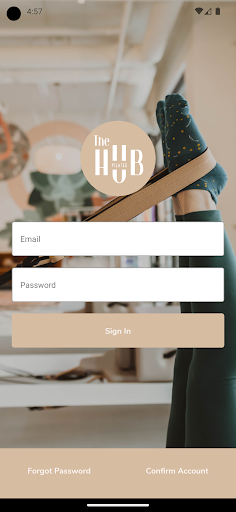 Android application The Pilates Hub screenshort