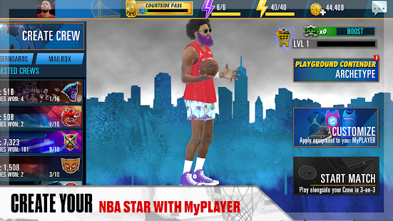 NBA 2K Mobile Basketball Game Screenshot