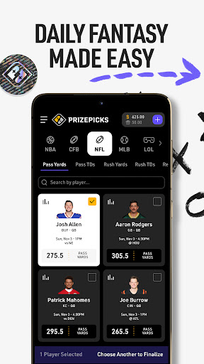 PrizePicks - DFS Game v7.2.7.13 screenshots 1