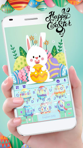 Android application Easter Day Keyboard Theme screenshort