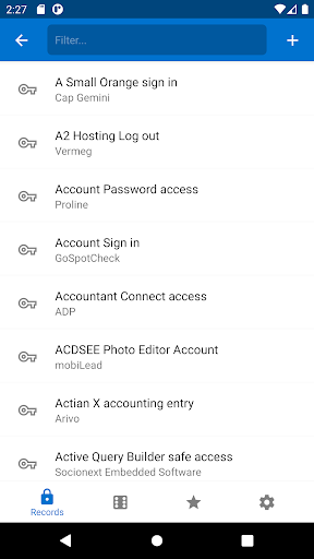 Techferno Password Manager Screen 2