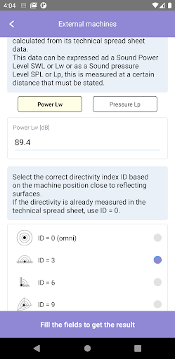 Noise Calc Screen 3