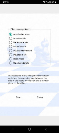 Checkmate Patterns Screen 2