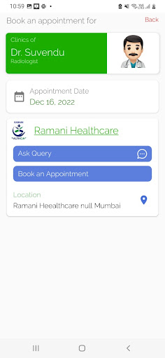 Ramani Healthcare Screen 2