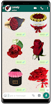 screenshot of WASticker : flowers stickers