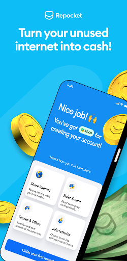 Screenshot of Repocket - Make Money Daily