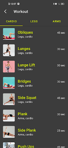 HomeGym - ARMS, LEGS, CHEST Screen 3