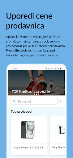 Android application Pametno.rs screenshort