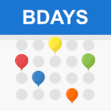 Birthday calendar icon