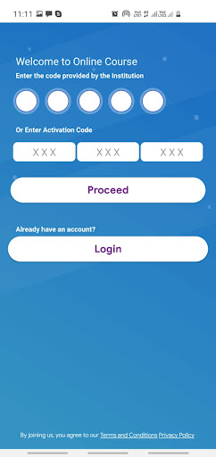 The Online Course Code:10310 Screen 2