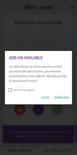Android application Add-On: Cubot screenshort