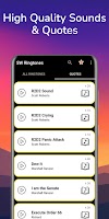 screenshot of SW Ringtones