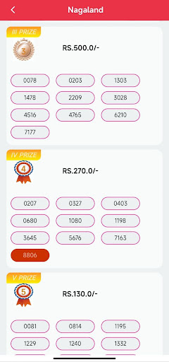 Nagaland Lottery Screen 3