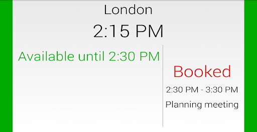 Meeting Room - Booking System Screen 3
