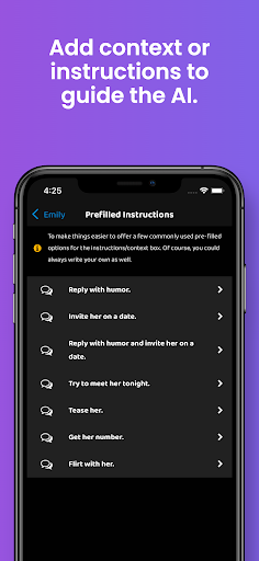 FireTexts: Text Game AI Screen 3