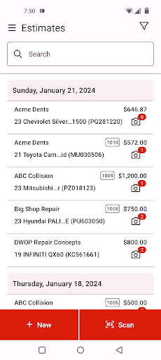 ADAS Mobile Screen 2