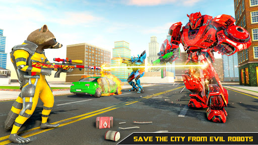 Raccoon City Robot Games Screen 3