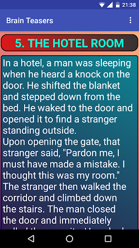 Brain Teasers Screen 3