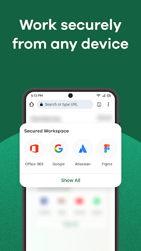 Android application Island Enterprise Browser screenshort