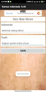 Indonesian Turkish Dictionary