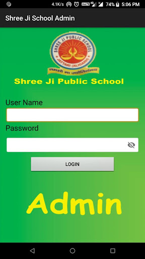 Android application SHREE JI ADMIN APP screenshort