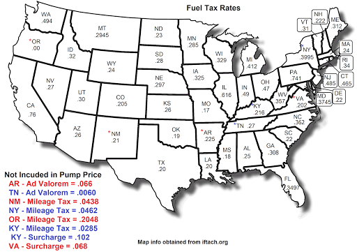 Fuel Tax Map 2