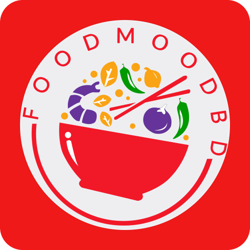 foodmoodbd: delivering flavor logo