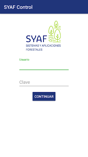 Android application SYAF Control screenshort
