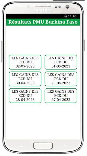 RESULTATS PMU Burkina Faso