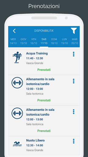 Algoidea SportApp Screen 2