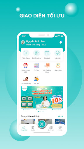 Android application Van Thanh Healthcare - VTG screenshort