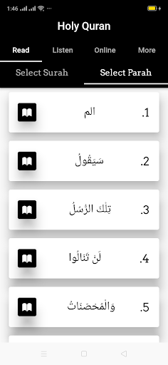 Al Quran - Read or Listen Qur Screen 2