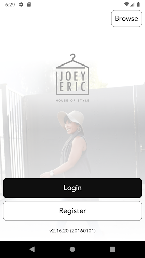 Android application Joey Eric Boutique screenshort
