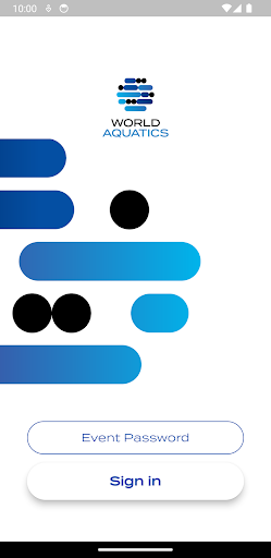 Android application World Aquatics Events Insider screenshort