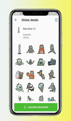 Bare Bears Stickers Imut WAStickerApps