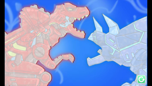 Captura de Pantalla 5 Tyranno Tricera2- DinoRobot android