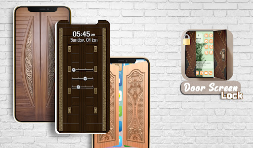 Android application Door Lock Screen screenshort
