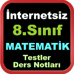 Cover Image of Télécharger 8.Sınıf Matematik Lgs İnternetsiz Konu ve Testleri 4.5 APK