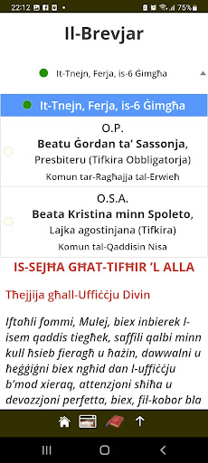 Il-Brevjar Screen 2