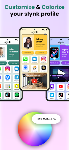 slynk - Digital Business Card Screen 3