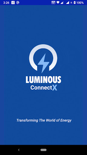Android application Luminous ConnectX screenshort