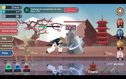 Samurai Kazuya : Idle Tap RPG Screenshot