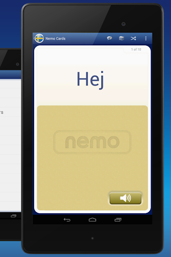 Screenshot of Nemo Swedish